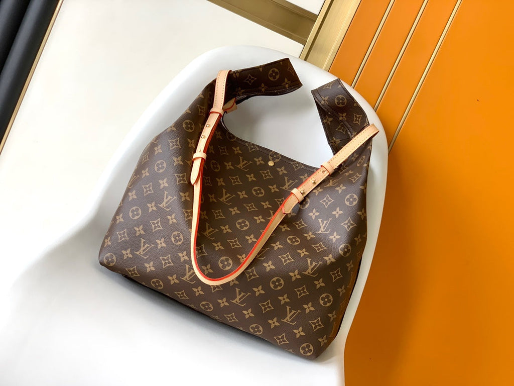 LV HOBO BAG 34 IN BROWN MONOGRAM CANVAS