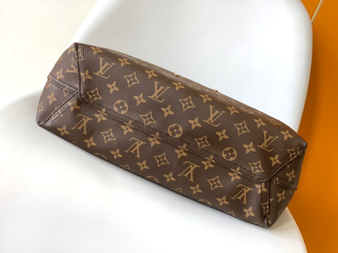 LV HOBO BAG 34 IN BROWN MONOGRAM CANVAS