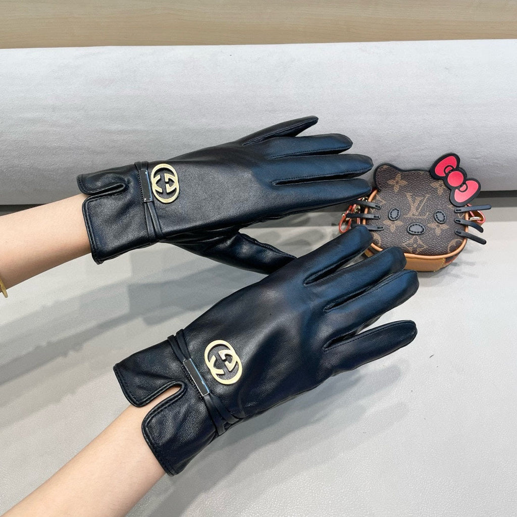 TOUCHSCREEN GLOVES IN BLACK SHEEPSKIN 391498