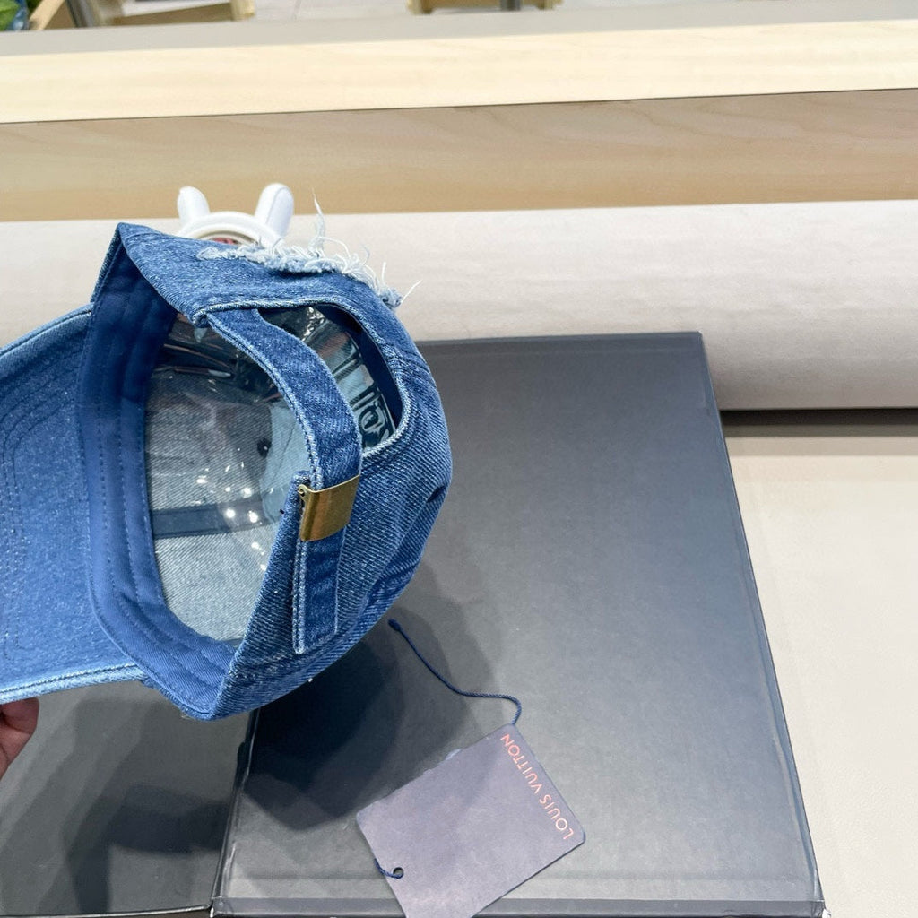 BASEBALL CAP IN CLASSIC BLUE DENIM 406960