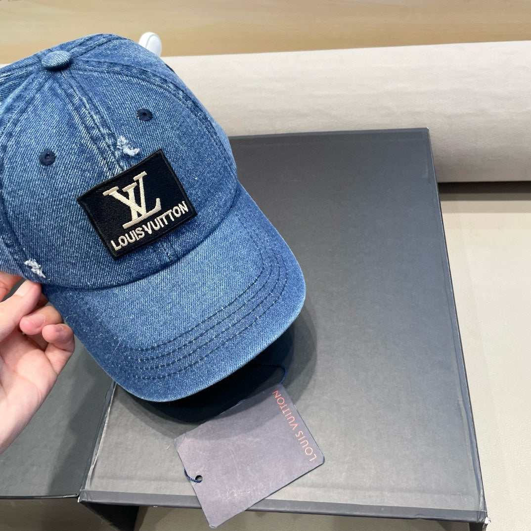 BASEBALL CAP IN CLASSIC BLUE DENIM 406960
