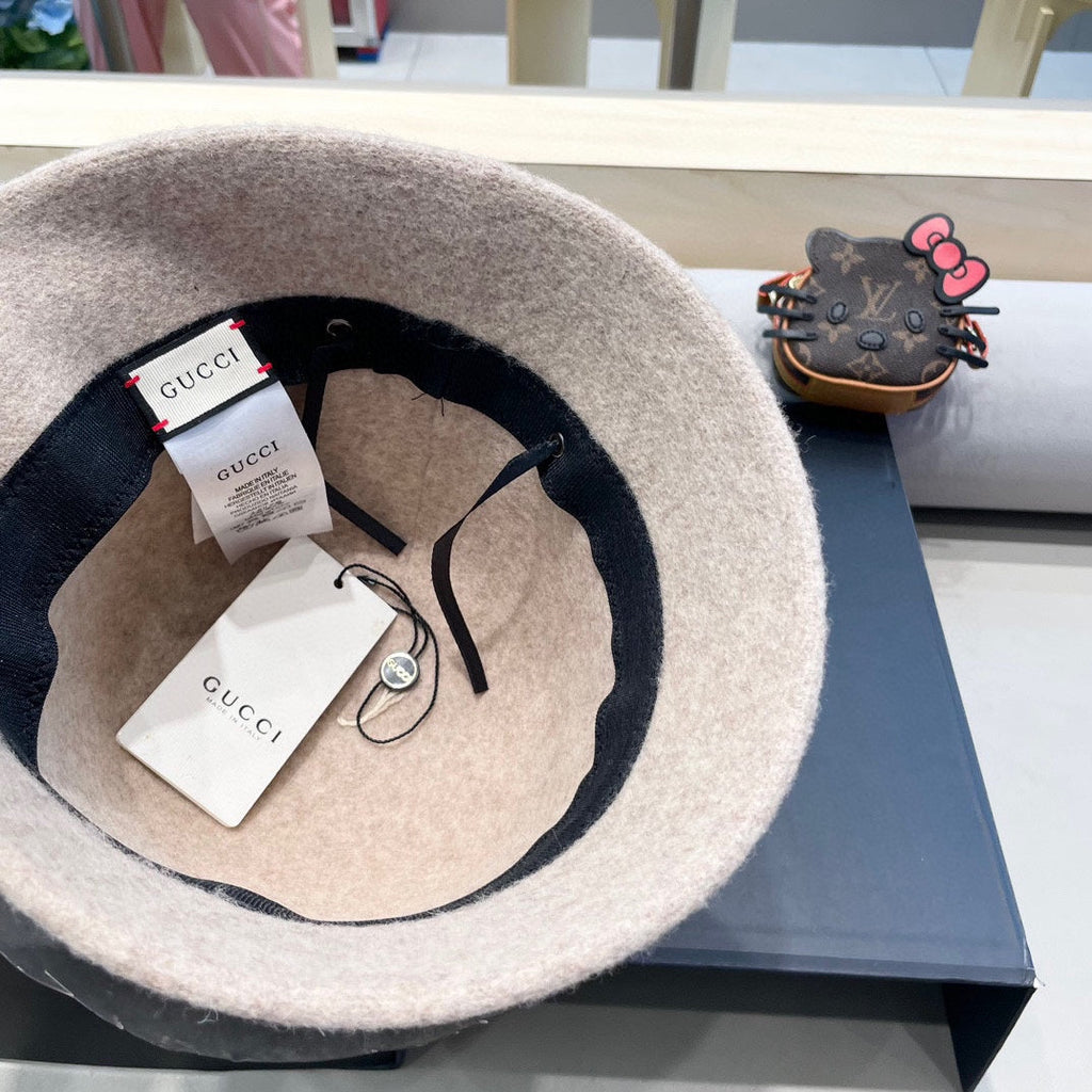 ECRU TAN BUCKET HAT 411346