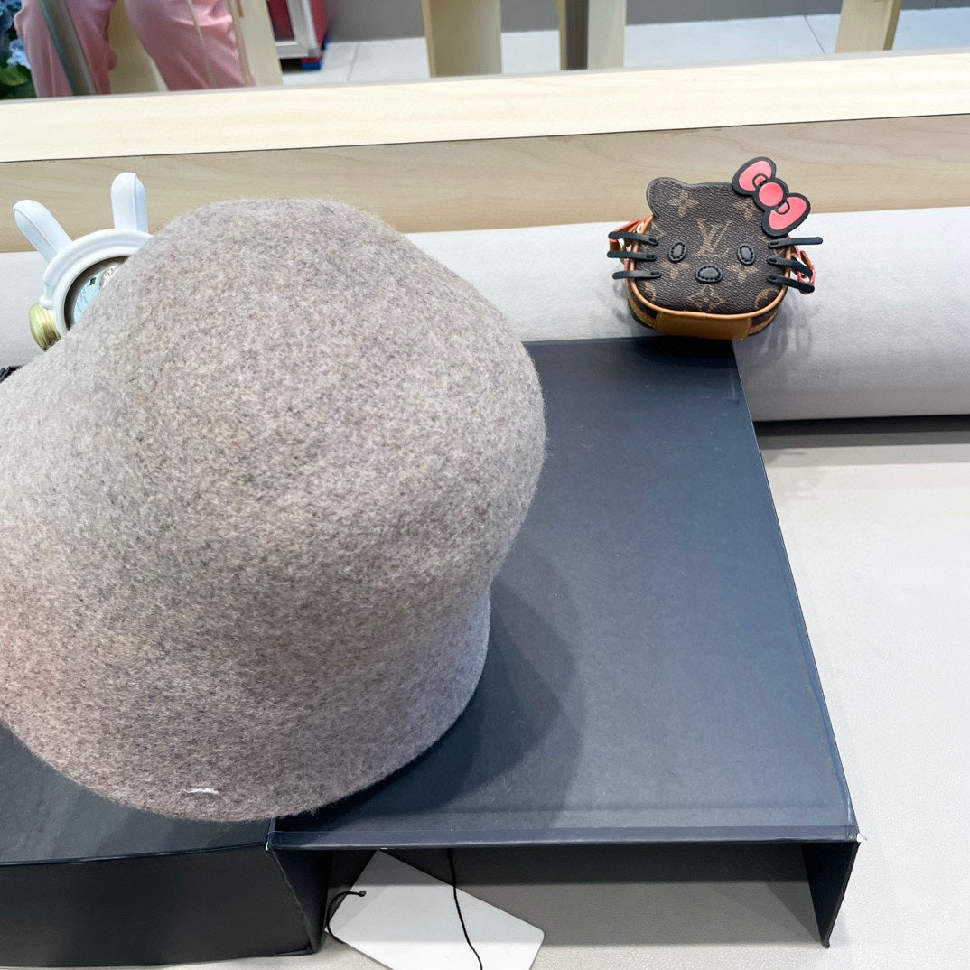 KHAKI BROWN BUCKET HAT 411348