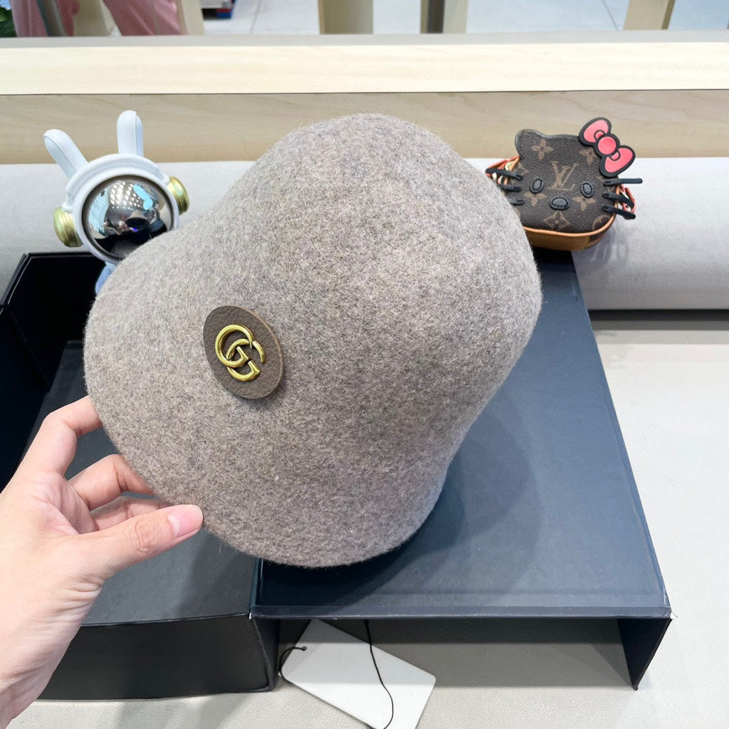 KHAKI BROWN BUCKET HAT 411348