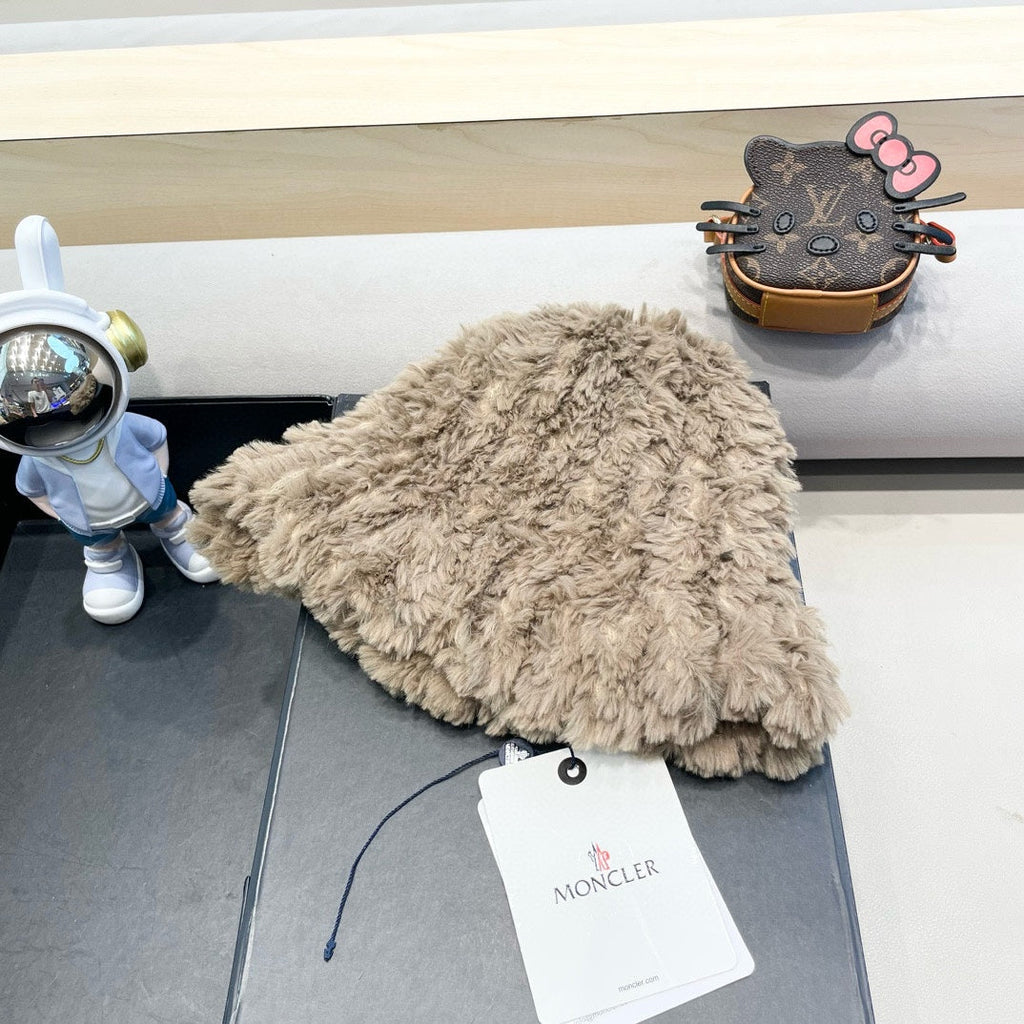 BUCKET HAT IN PEANUT BROWN FLEECE 435042