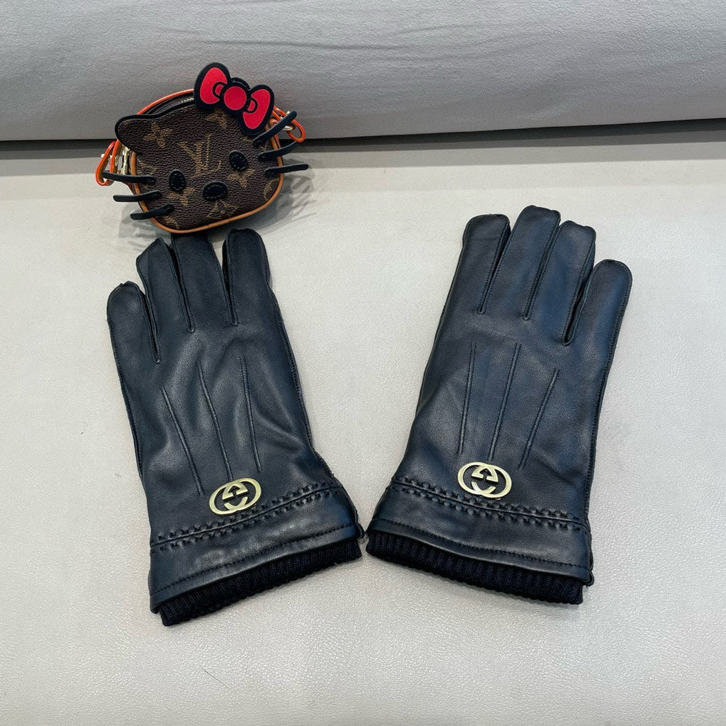 GLOVES IN BLACK LAMBSKIN 444432