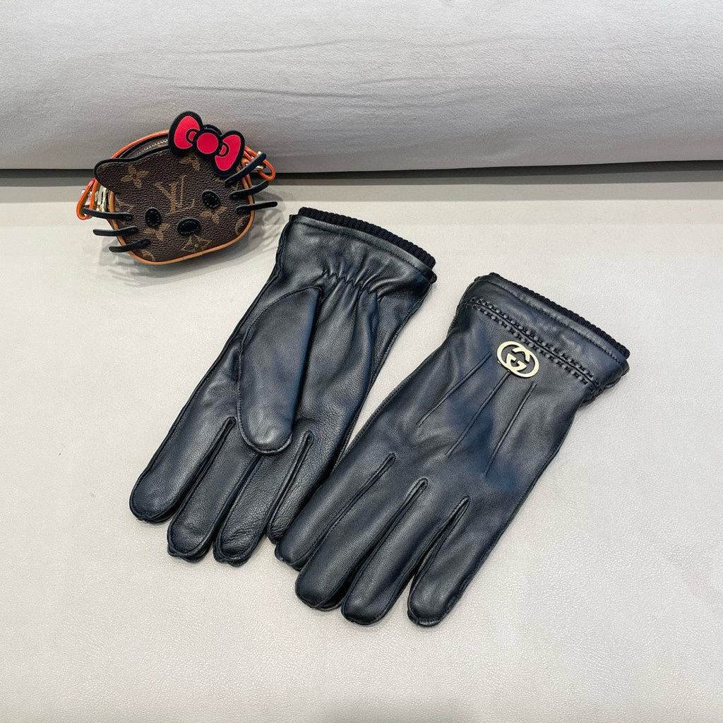 GLOVES IN BLACK LAMBSKIN 444432