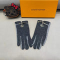 GLOVES IN CHARCOAL MIX LIGHT GRAY WOOL 454558