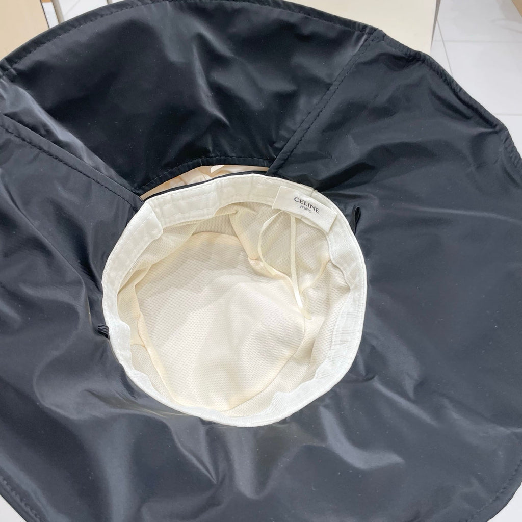 CELINE 25S BUCKET HAT 735019 IN BLACK