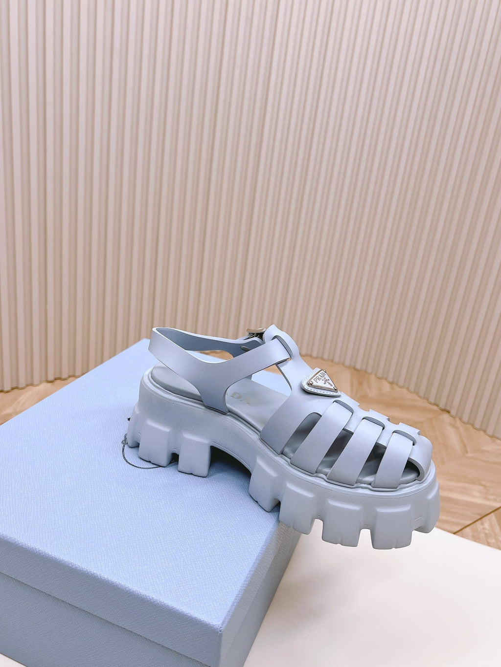 Pra Rubber Monolith Sandals 55 Baby Blue