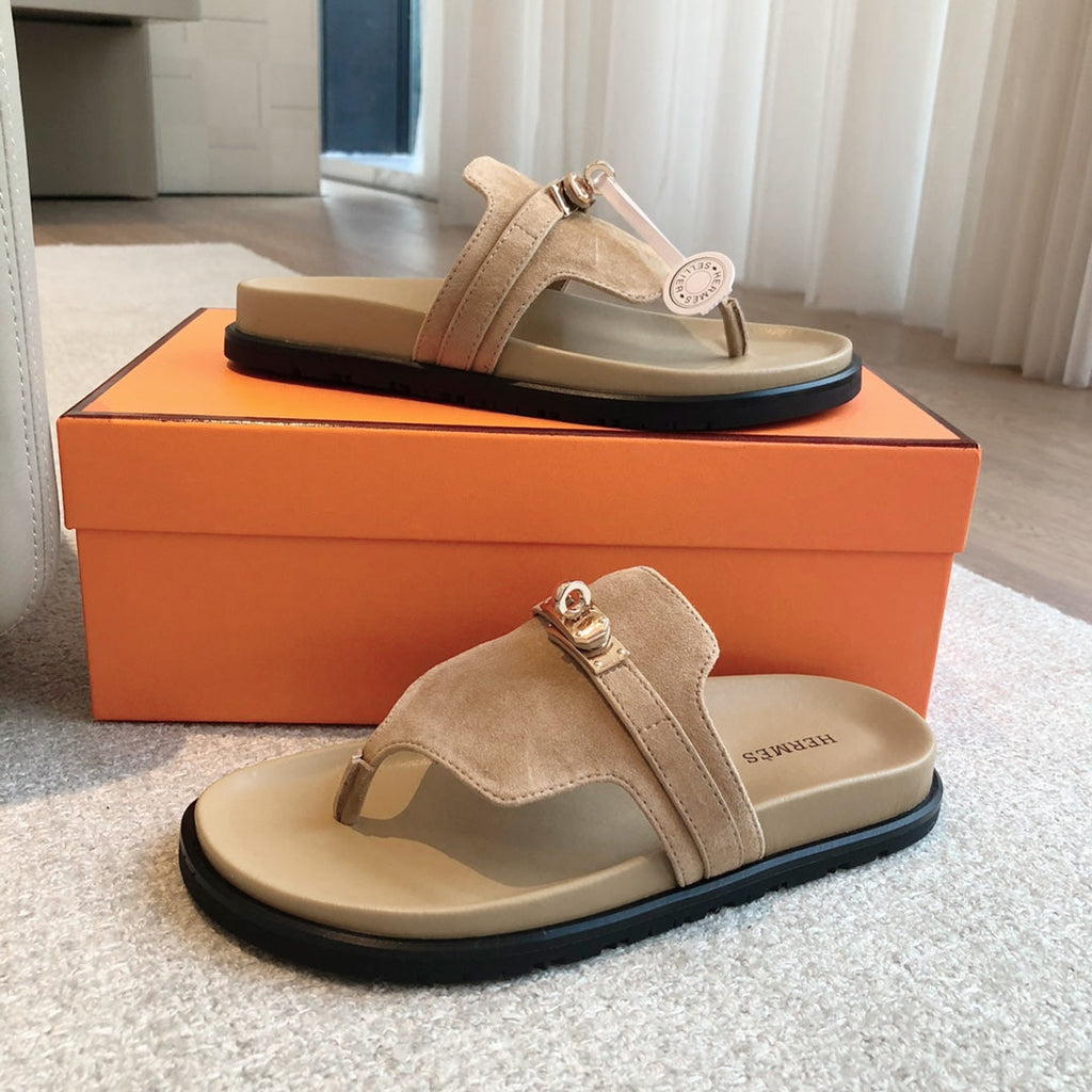 EMPIRE SANDAL PEANUT SUEDE