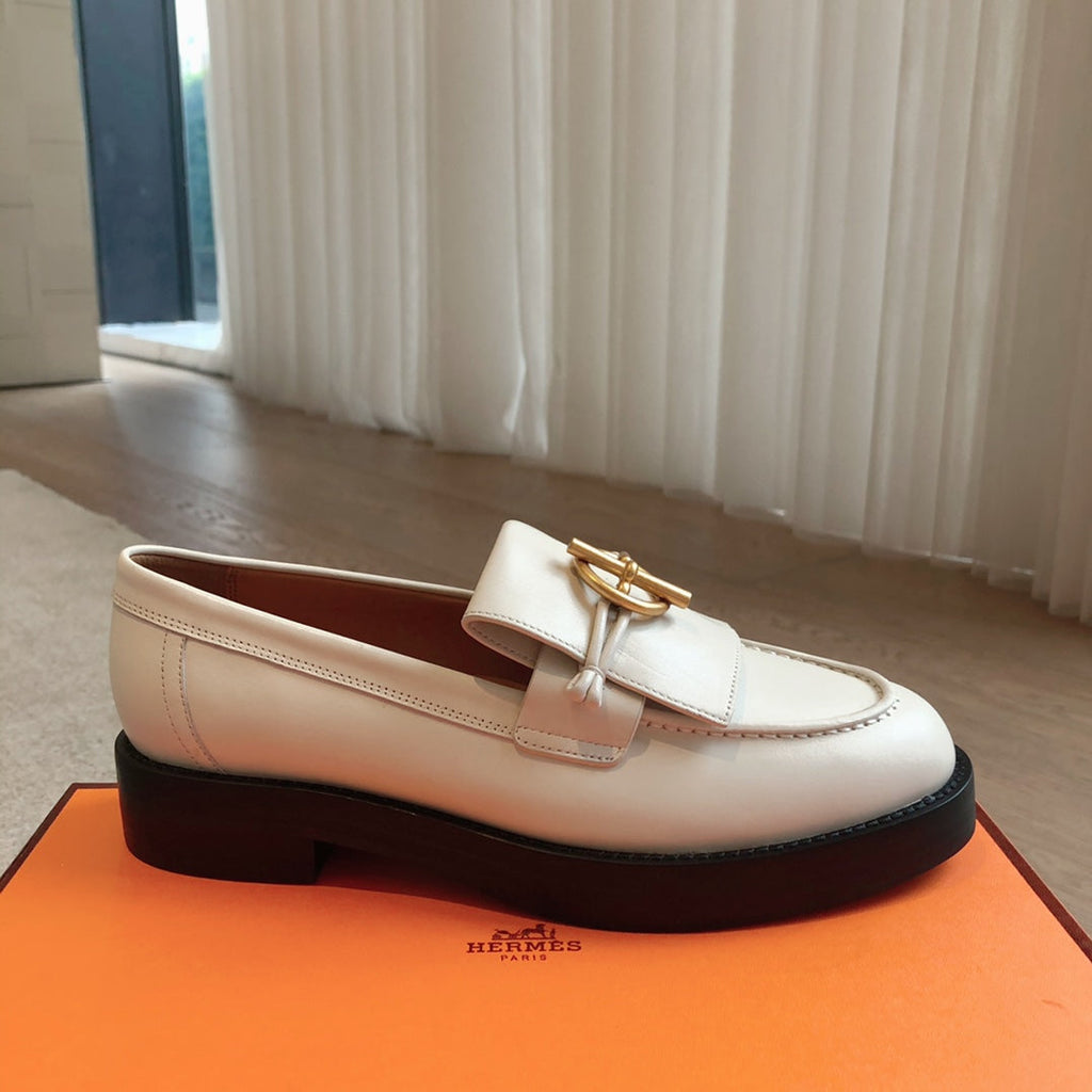 IMPACT LOAFER 25 WHITE CALFSKIN