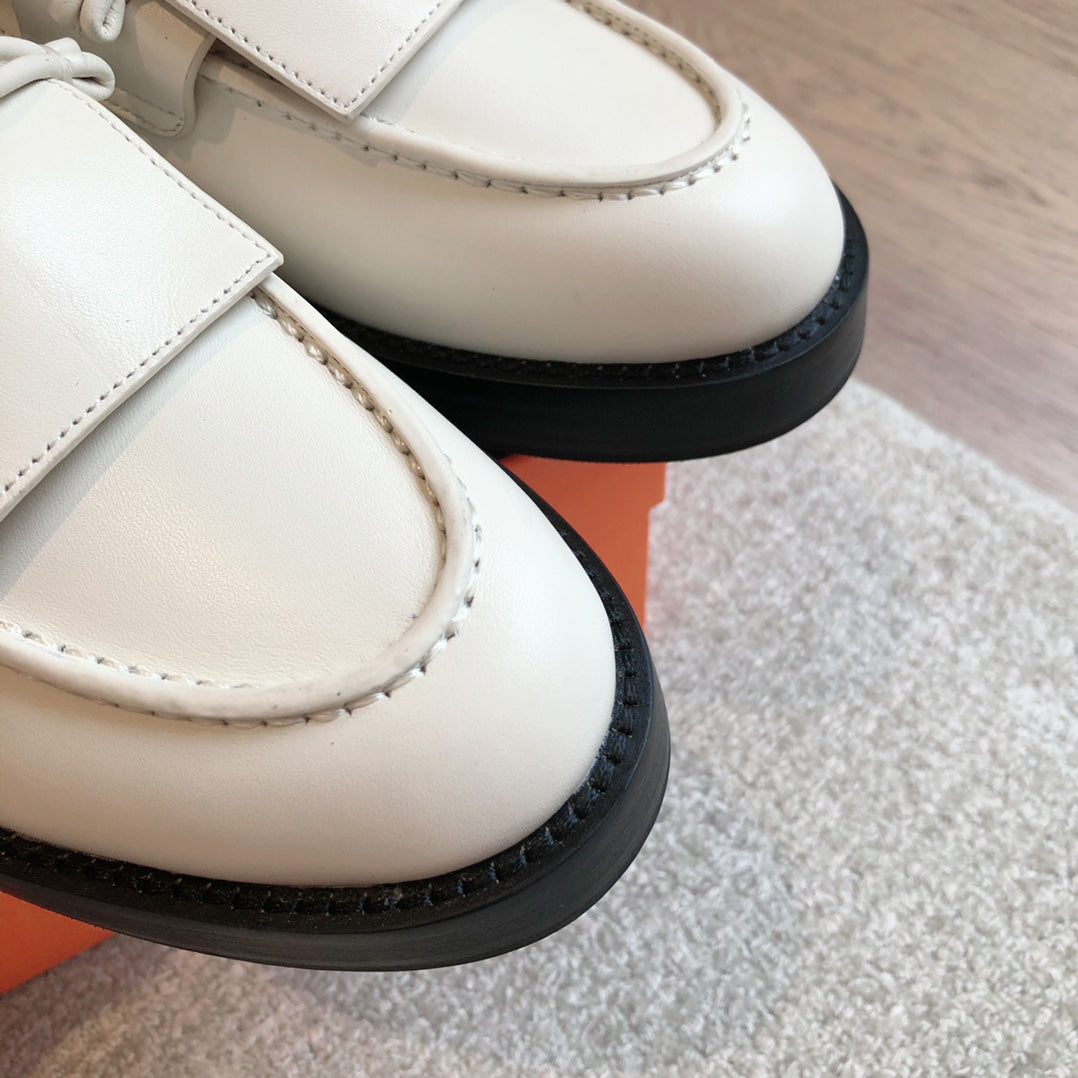 IMPACT LOAFER 25 WHITE CALFSKIN