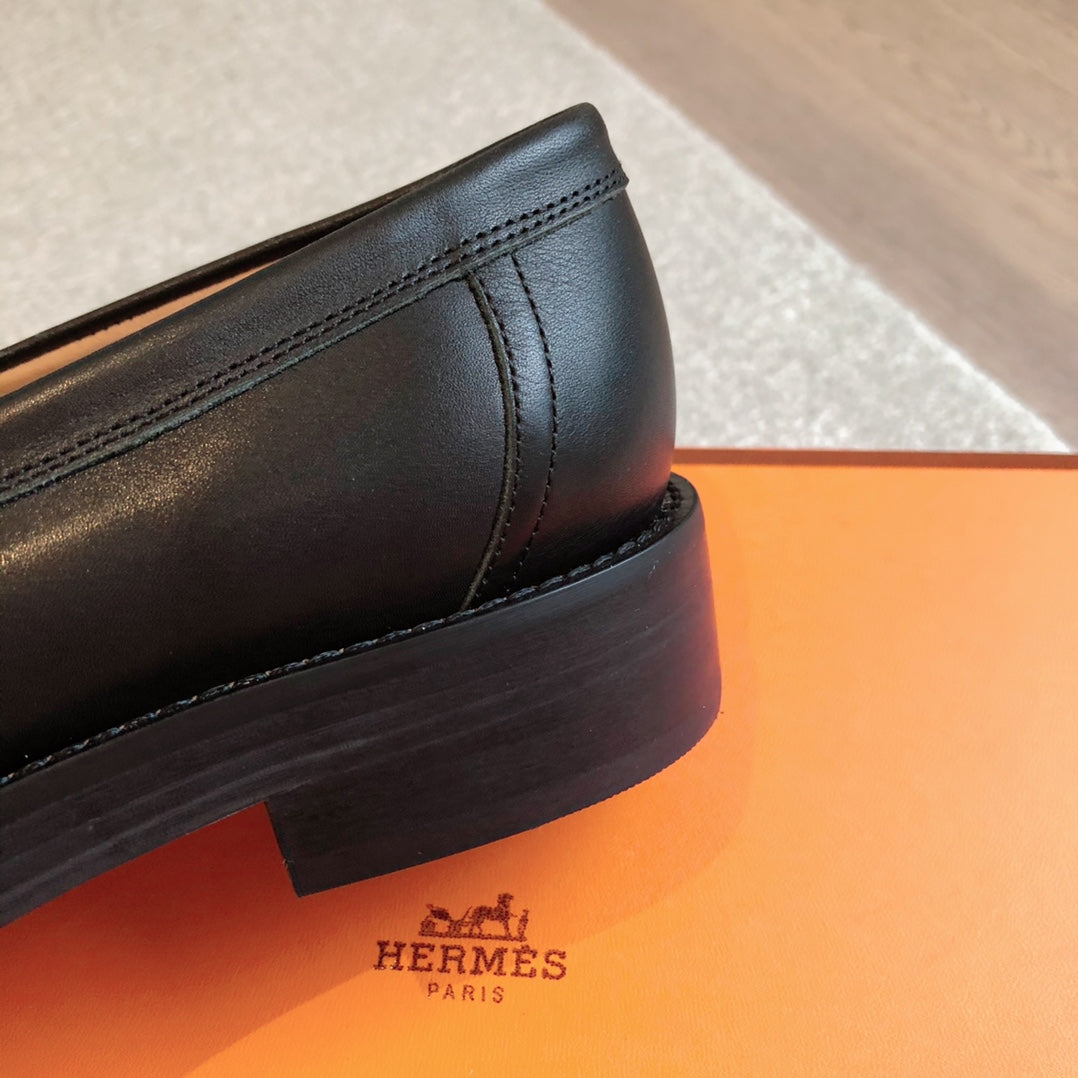 IMPACT LOAFER 25 BLACK CALFSKIN
