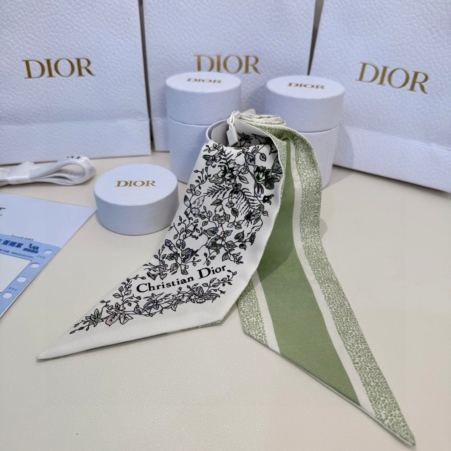 DIOR RIBBON IN SILK 591423