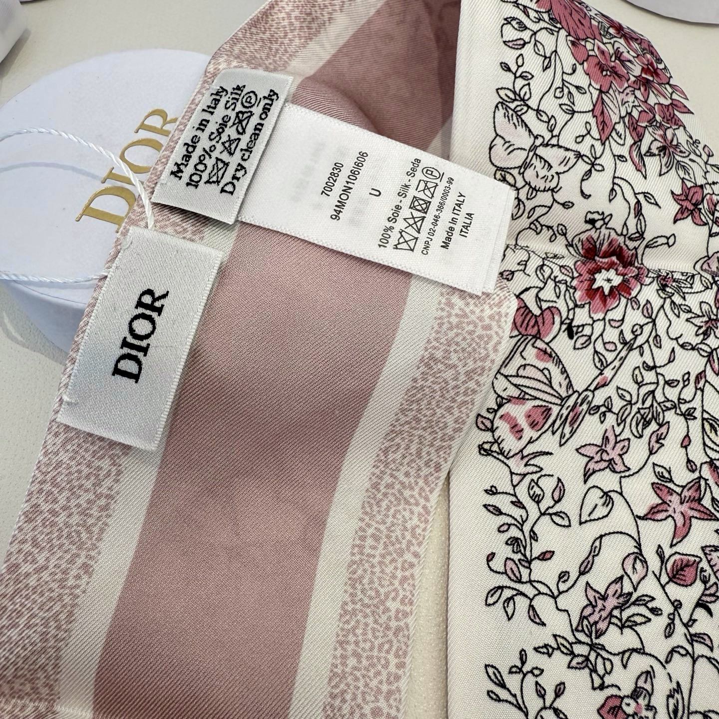 DIOR RIBBON IN SILK 591426