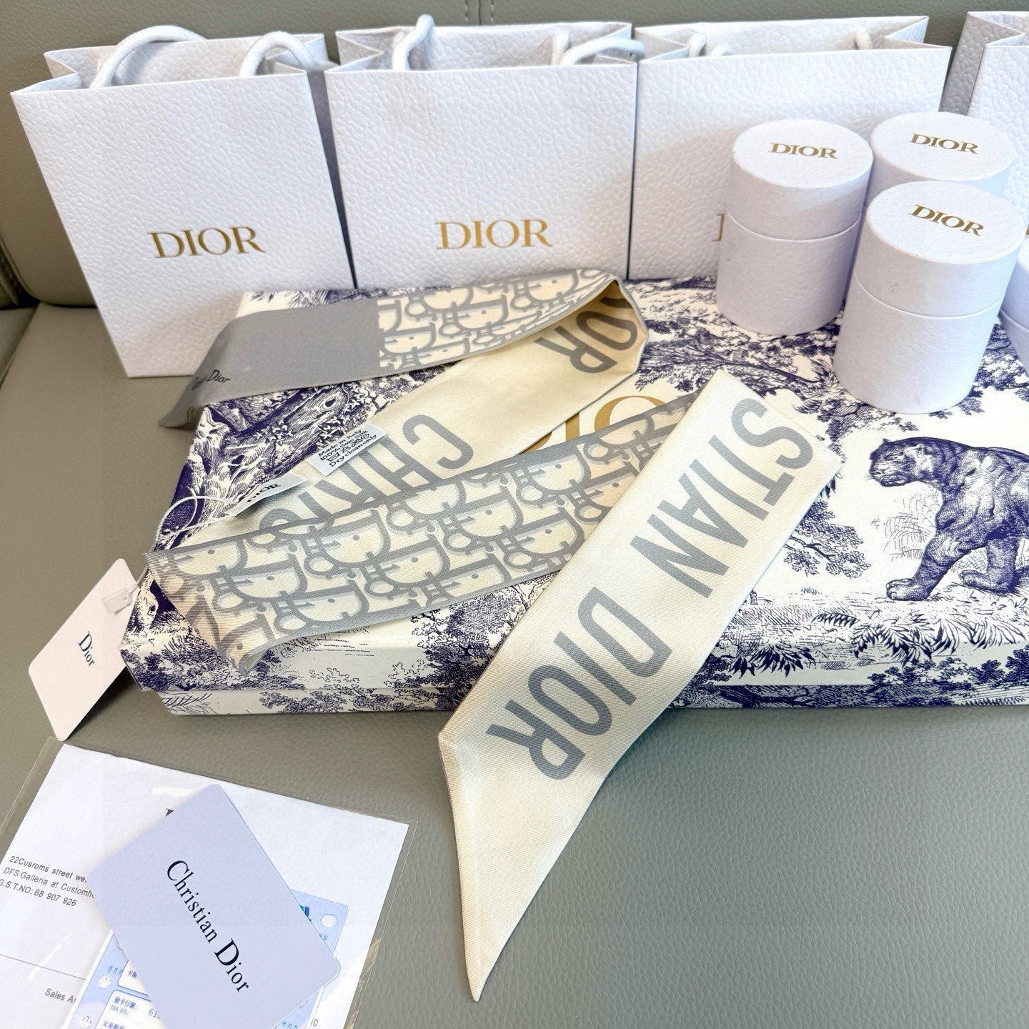 DIOR TWILLY 100 CM IN SILK 714358