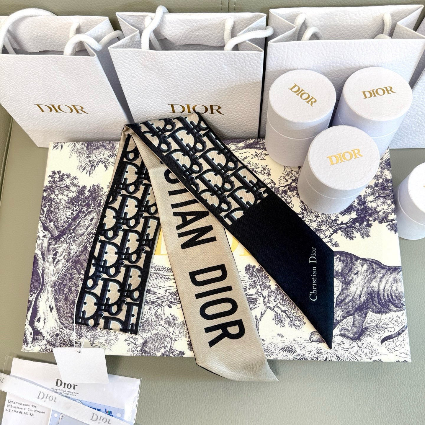 DIOR TWILLY 100 CM IN SILK 714359