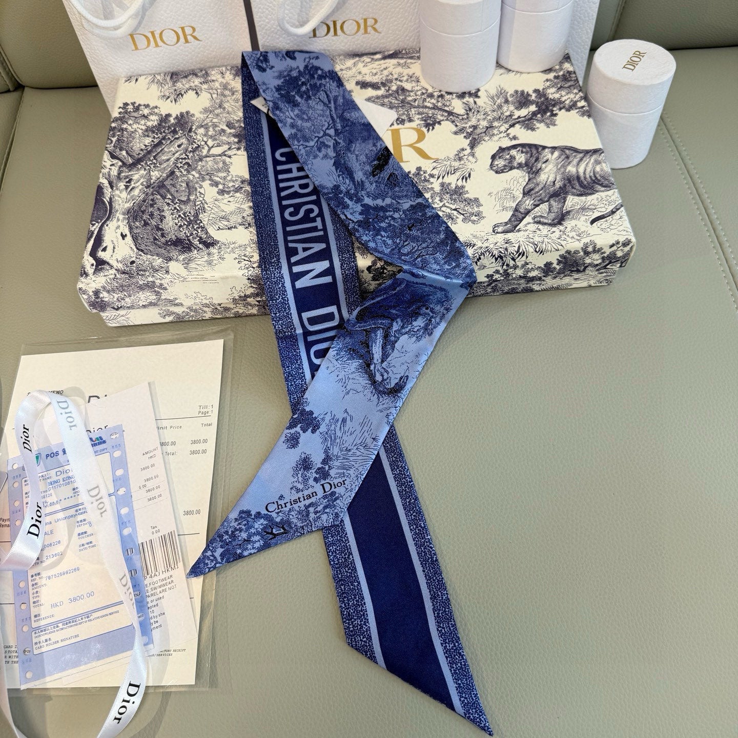 DIOR TWILLY 100 CM IN SILK 714365