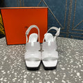 ERIS SANDAL 95 SNOW LAMBSKIN