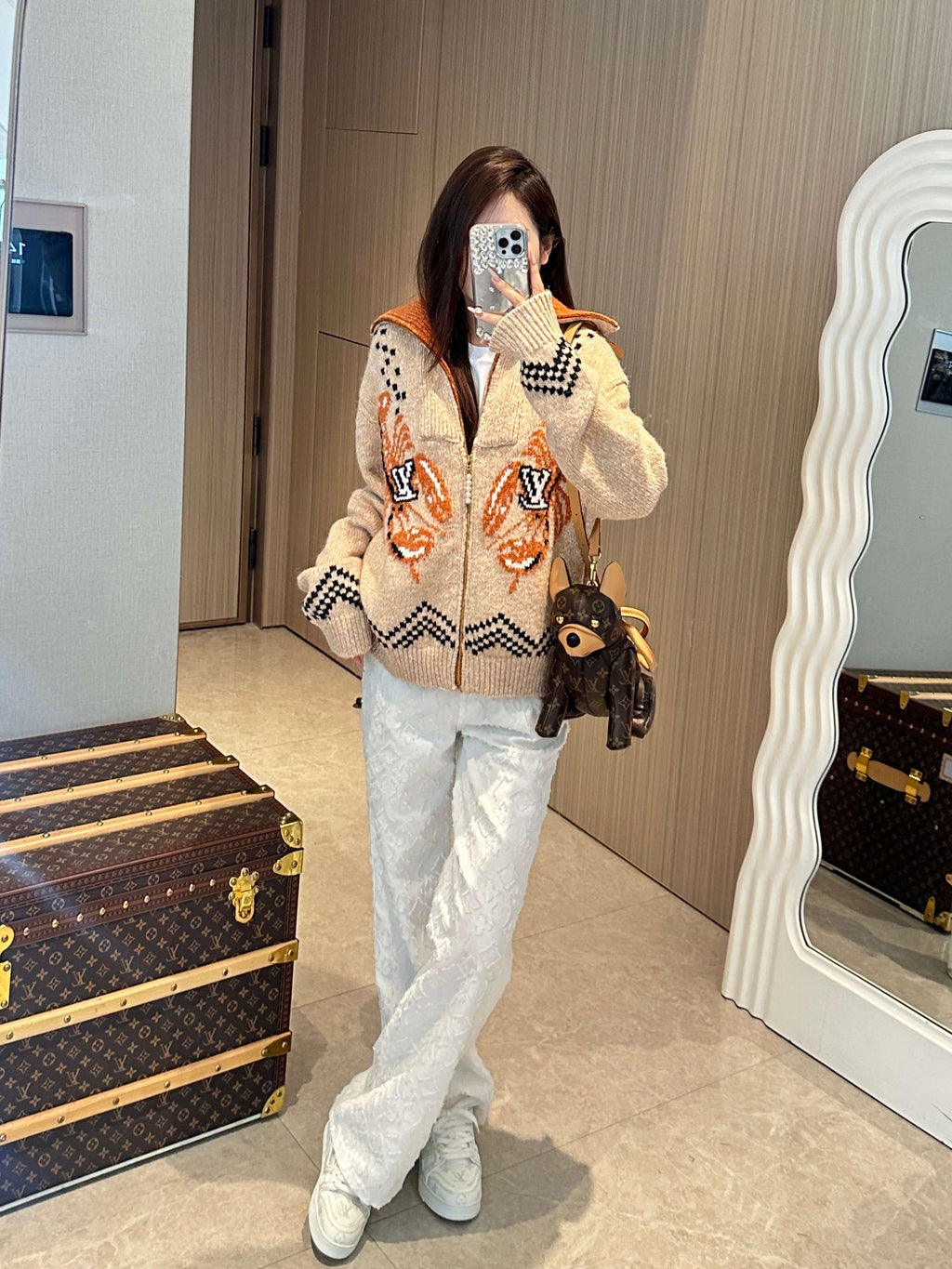 LV 25S WOOL CARDIGAN 0016