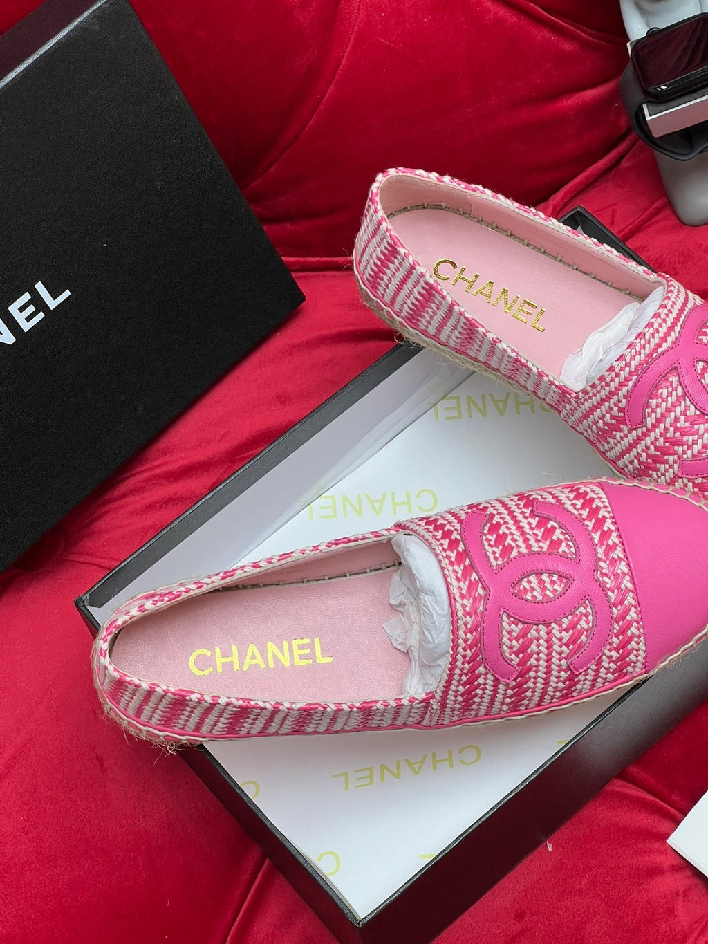 CC LOAFERS IN LIGHT PINK LAMBSKIN