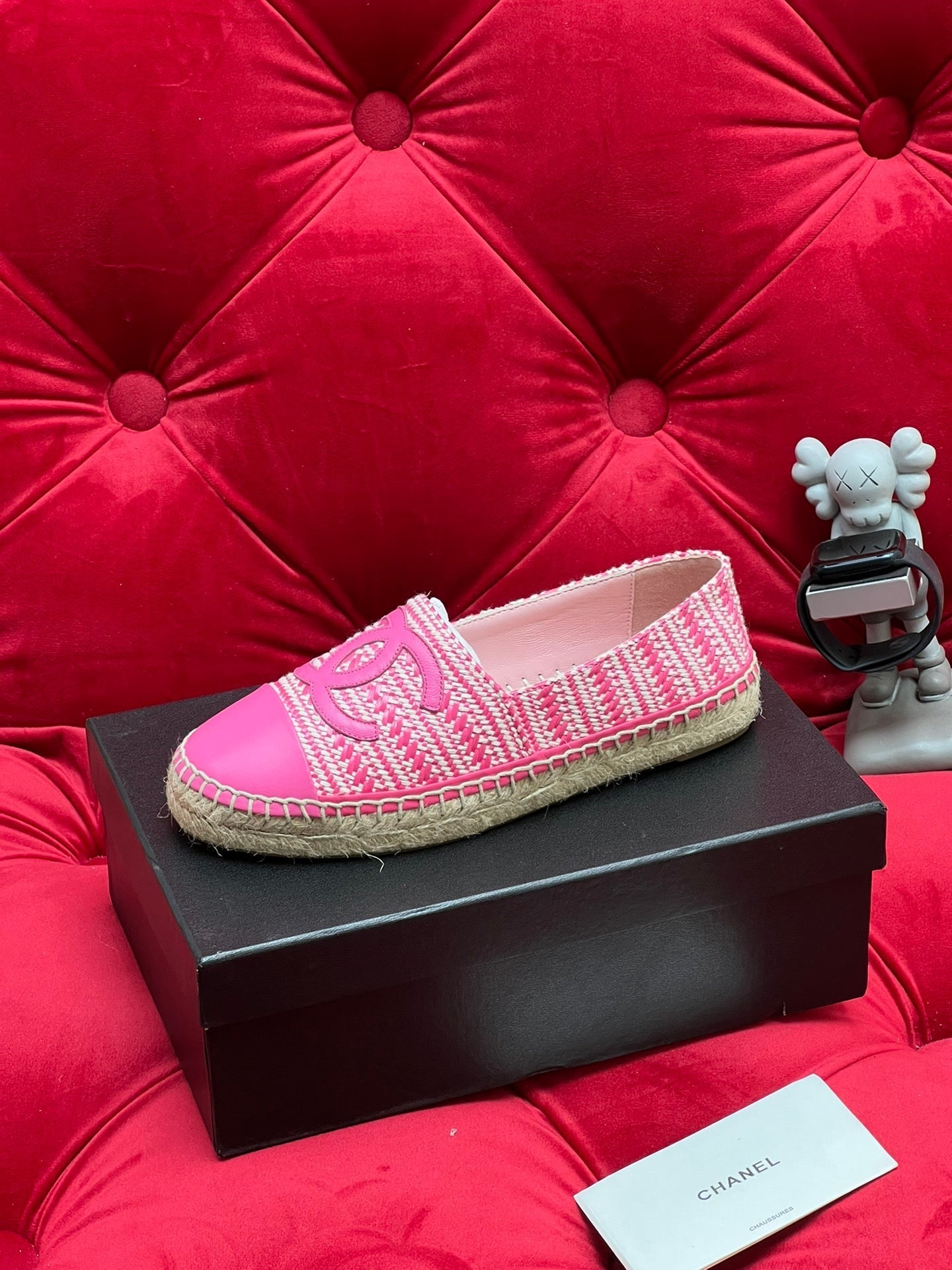 CC LOAFERS IN LIGHT PINK LAMBSKIN