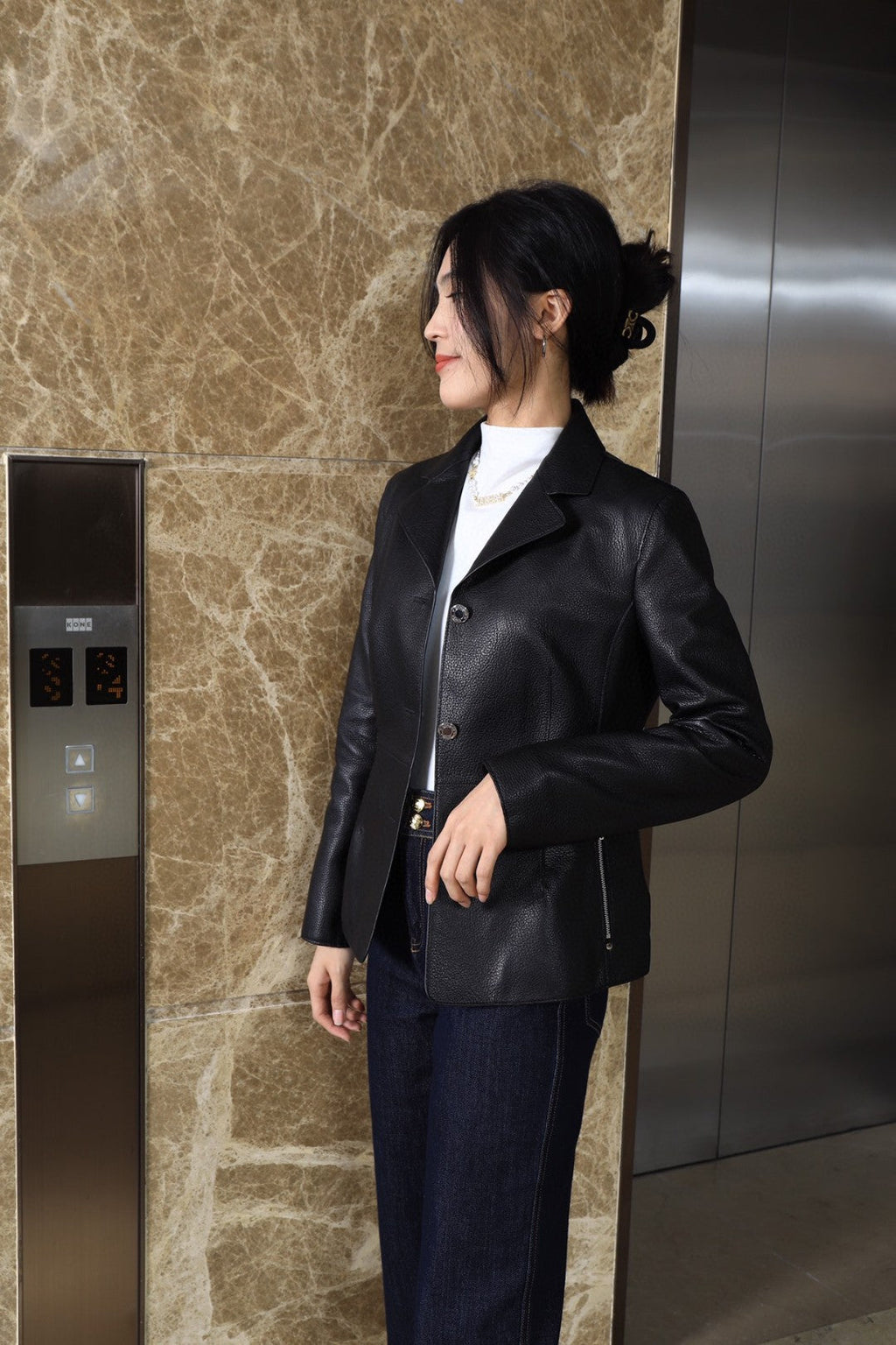 HERMES 25S SHEEPSKIN JACKET 232