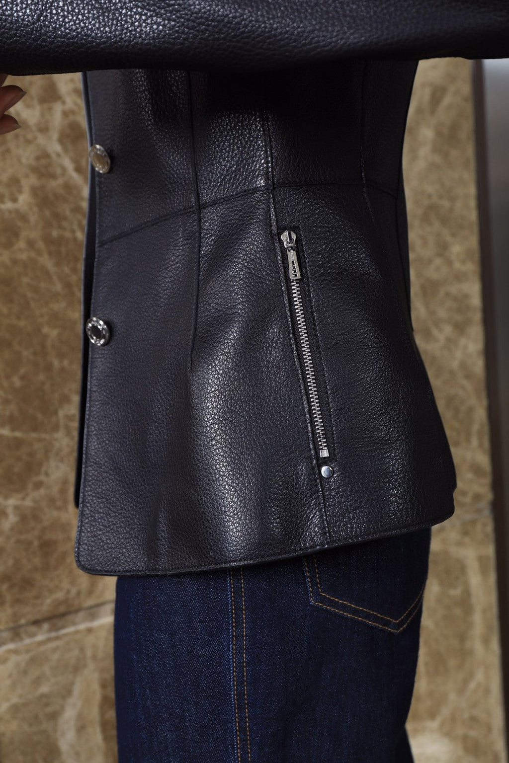 HERMES 25S SHEEPSKIN JACKET 232