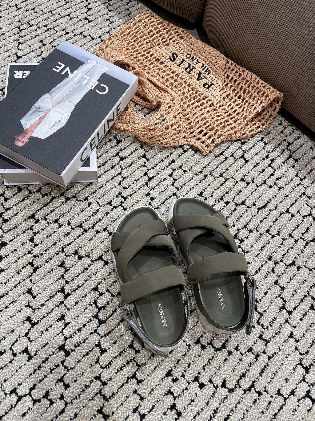 ELECTRIC SANDAL SHADOW CALFSKIN