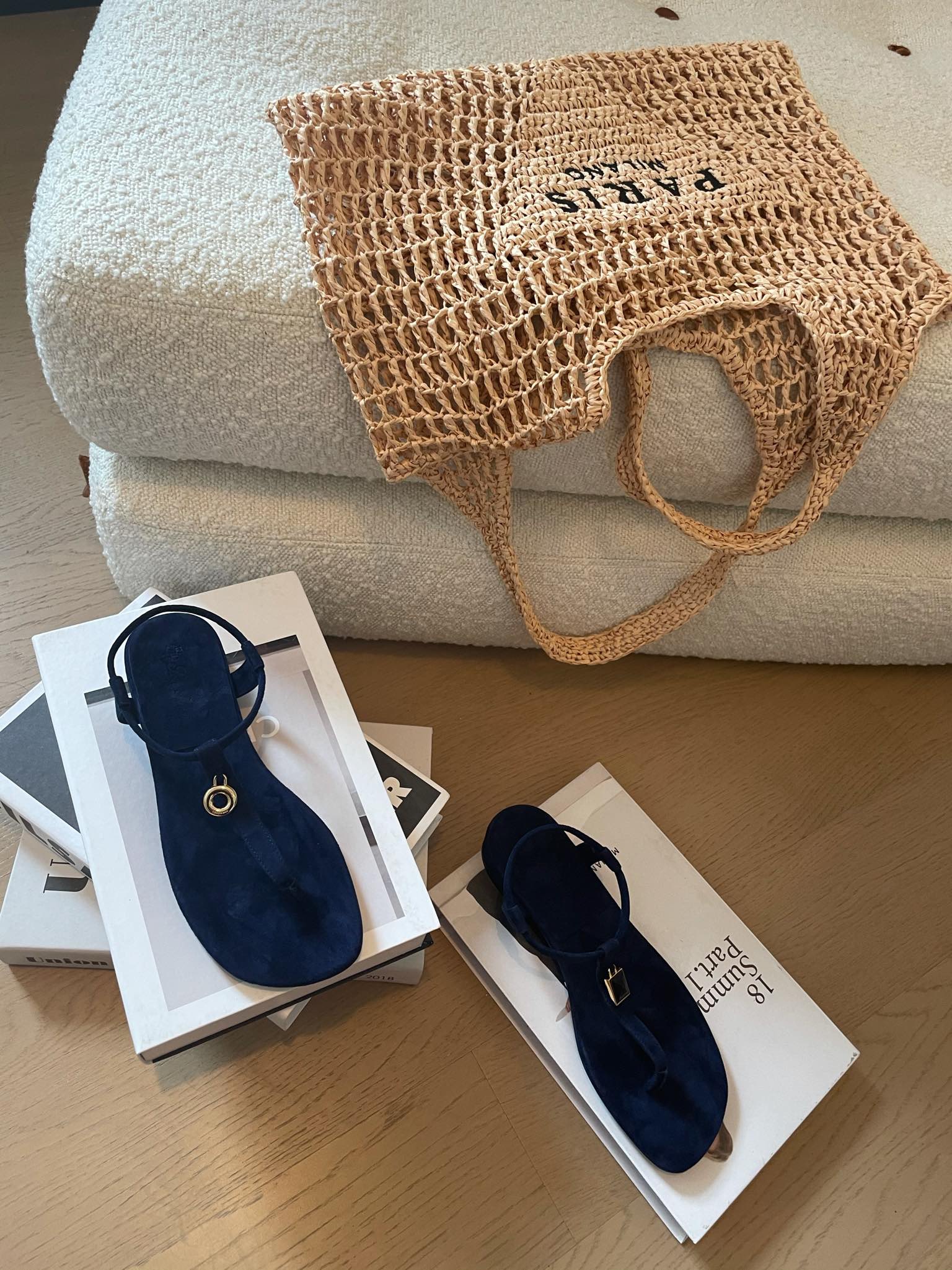 LP MINDIL SANDAL NAVY SUEDE