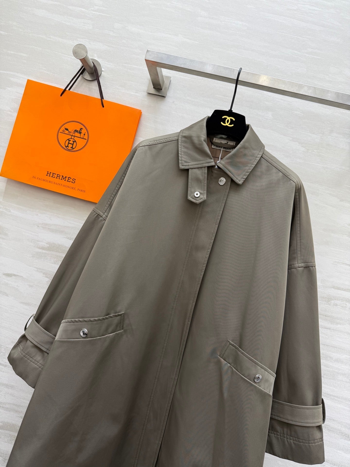 HERMES 25S MID-LENGTH COAT 225
