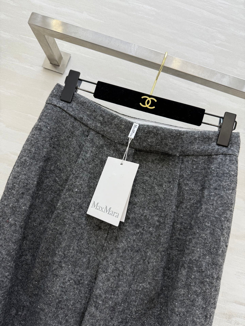 MAX MARA 25S WIDE-LEG KNIT PANTS 665256