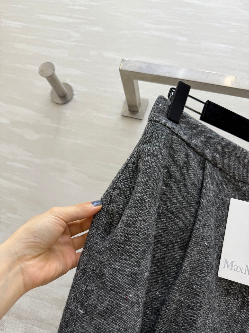 MAX MARA 25S WIDE-LEG KNIT PANTS 665256