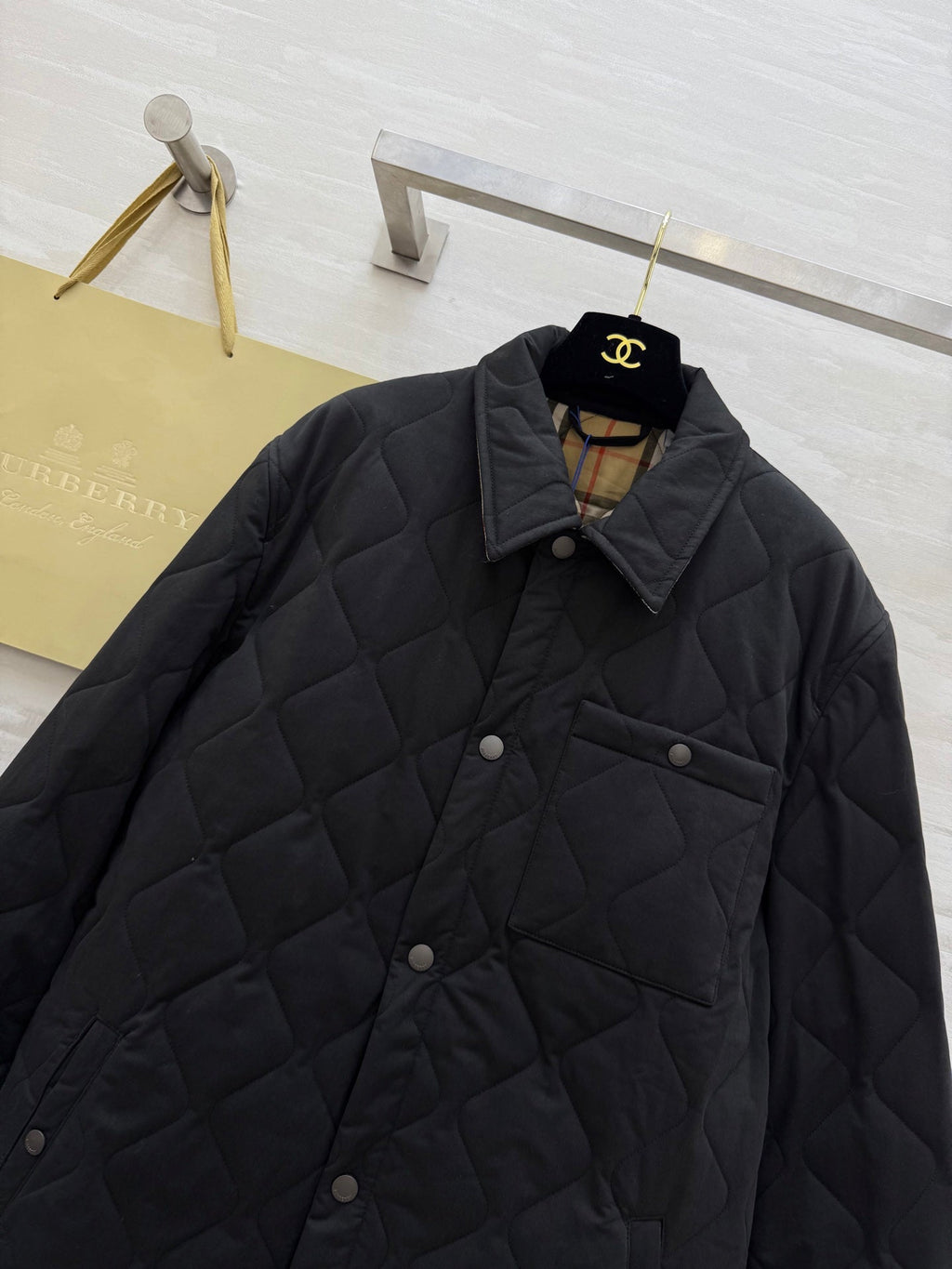 BURBERRY 25S NOTCHED-COLLAR JACKET 249