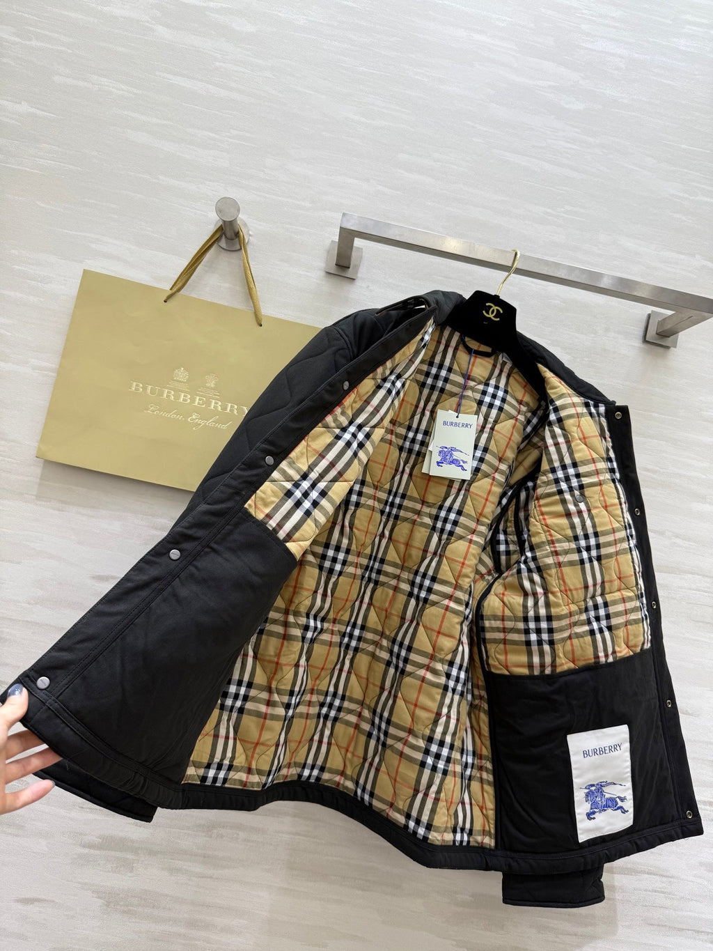 BURBERRY 25S NOTCHED-COLLAR JACKET 249