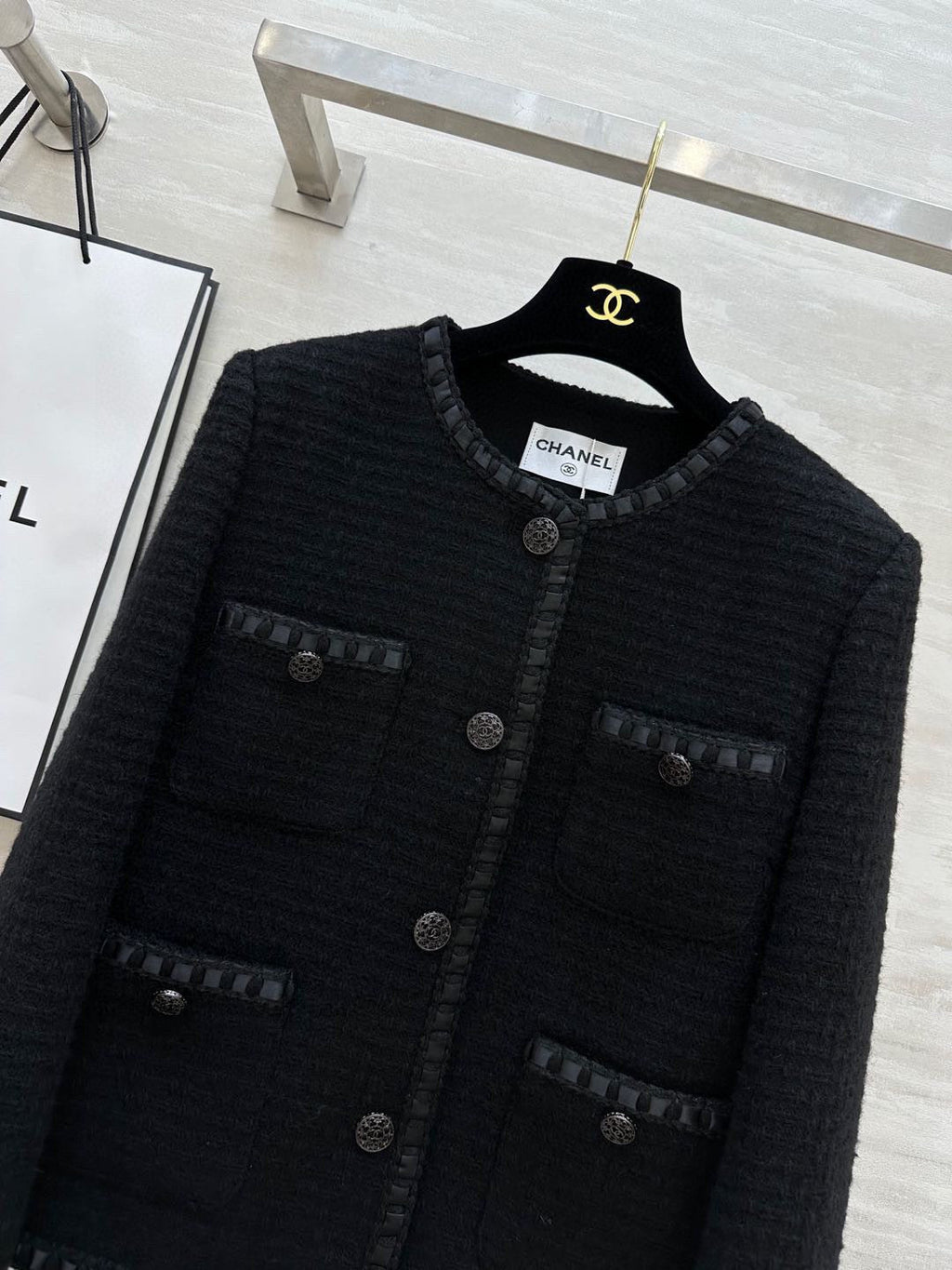 CHANEL 25S TWEED WOOL JACKET 471