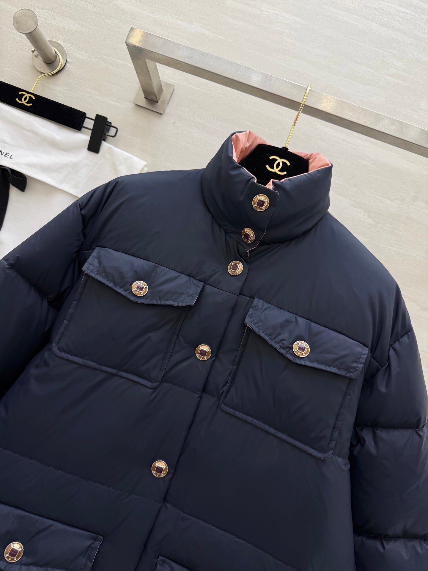 CHANEL 25S COCO NEIGE LONG COAT 483