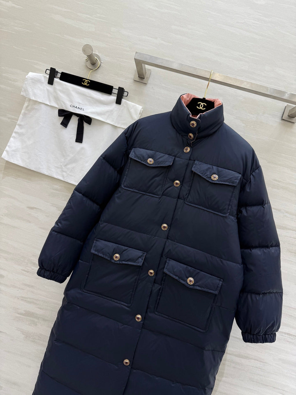 CHANEL 25S COCO NEIGE LONG COAT 483