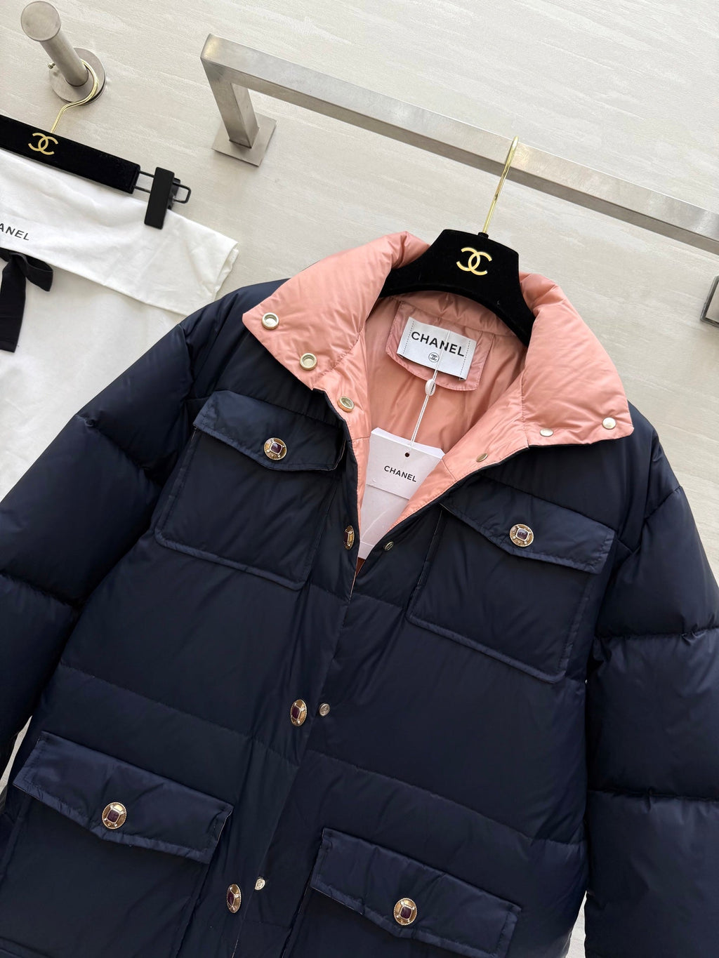 CHANEL 25S COCO NEIGE LONG COAT 483