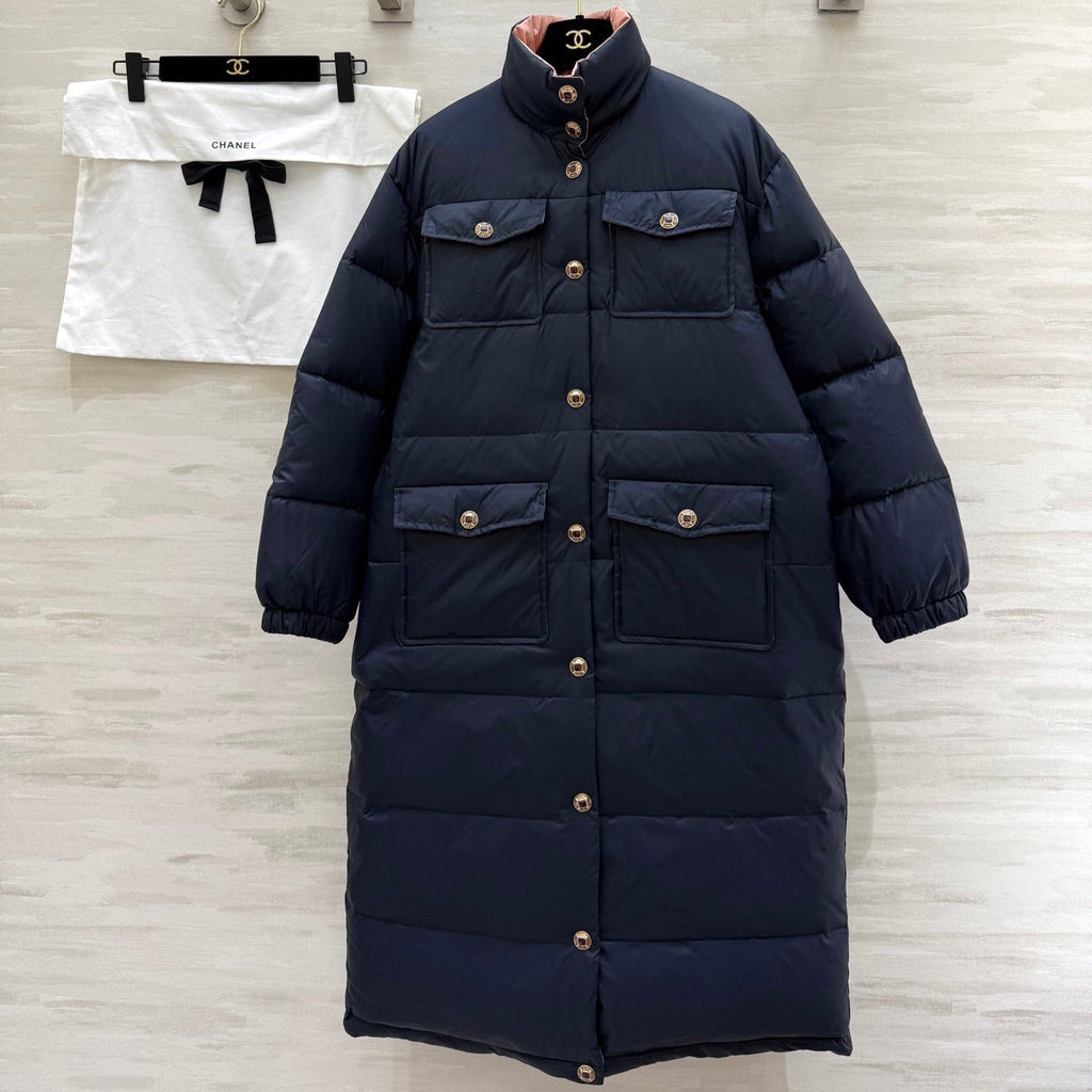 CHANEL 25S COCO NEIGE LONG COAT 483