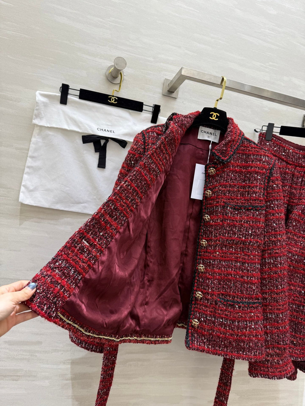 CHANEL 25S TWEED SUIT SET 633