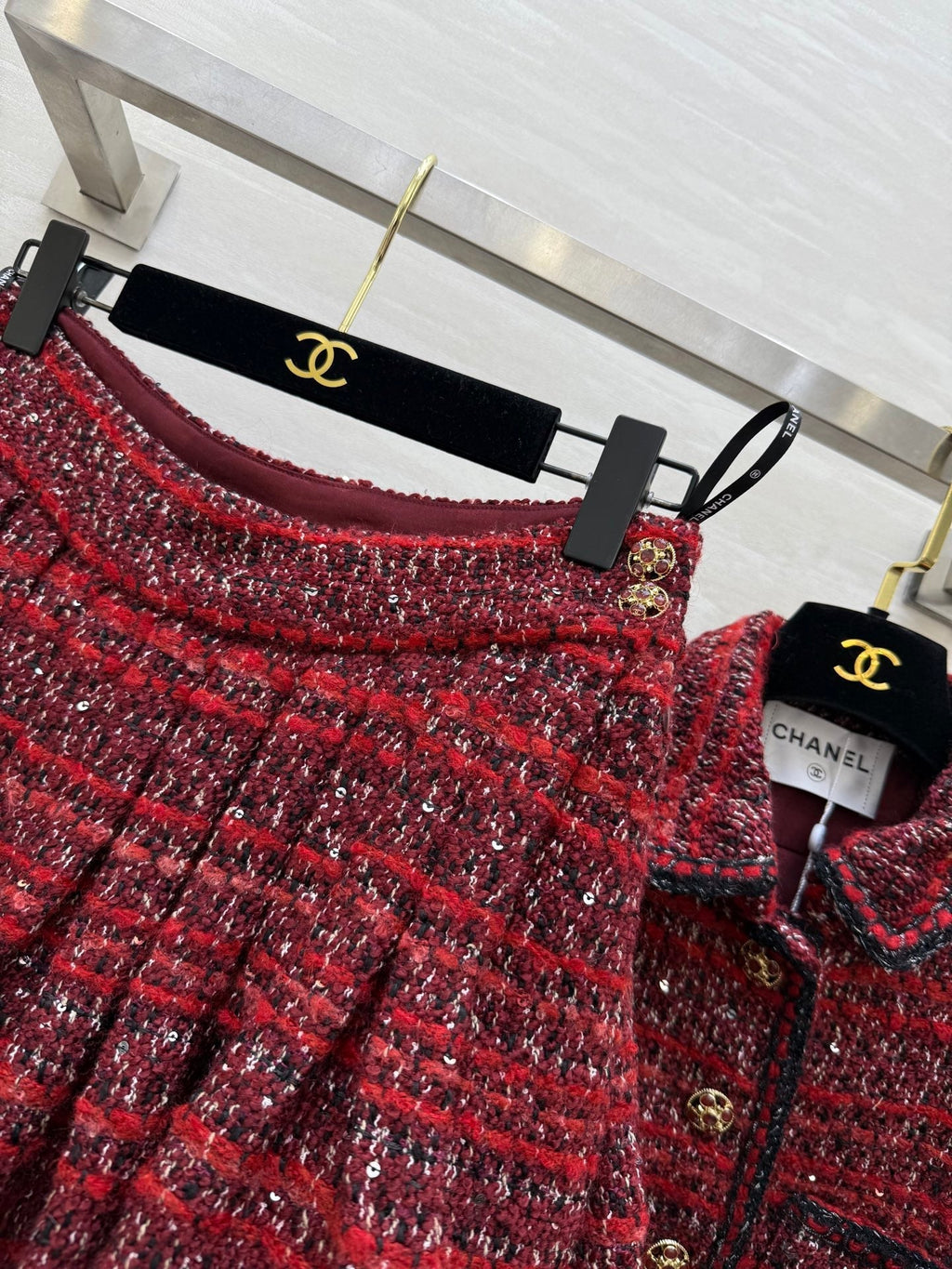 CHANEL 25S TWEED SUIT SET 633