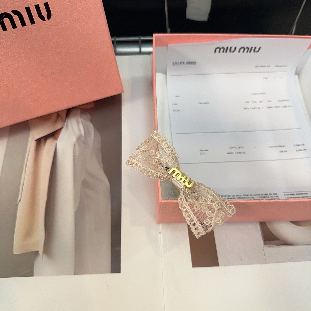 SCRUNCHIE IN BEIGE LACE AND SPANDEX FABRIC 250457