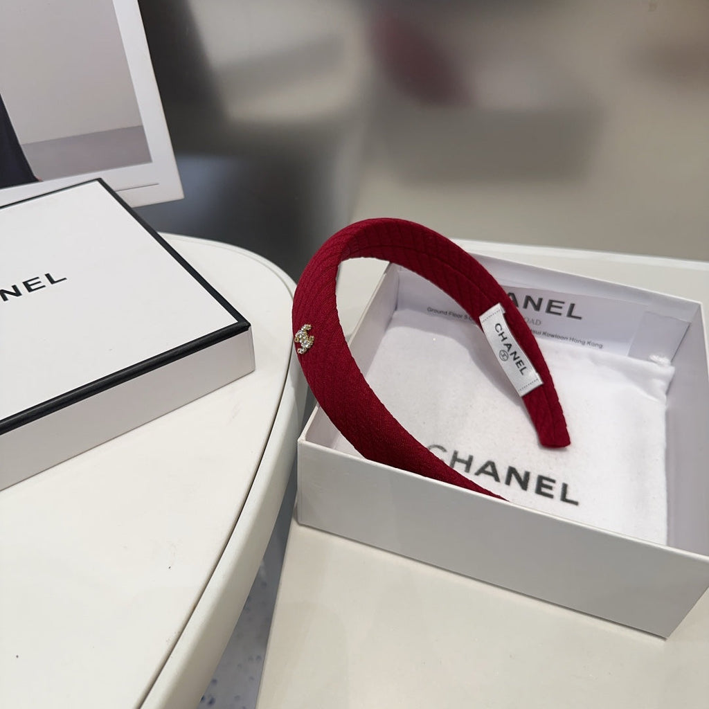 RUBY RED FABRIC HAIRBAND 410903