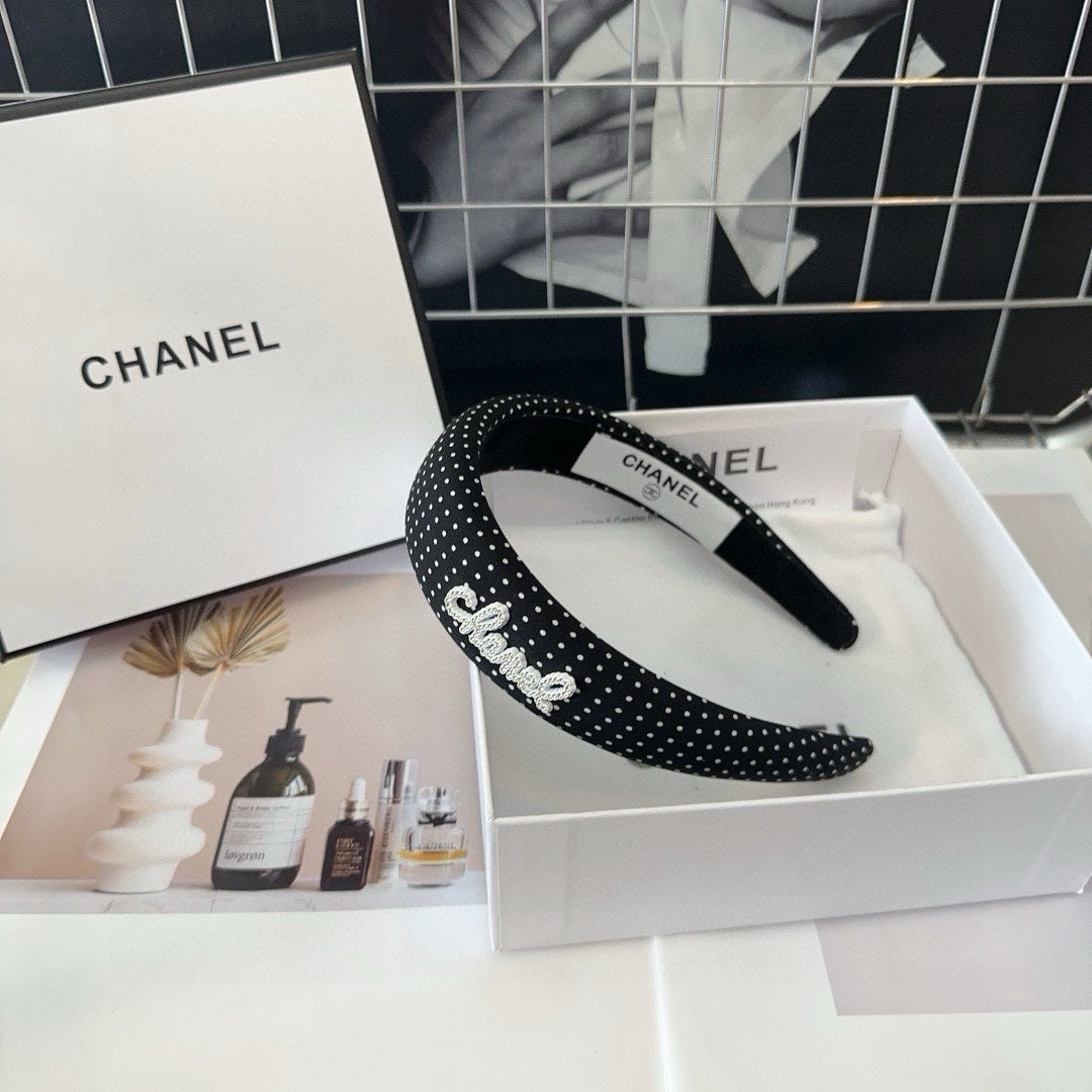 BLACK FABRIC HAIRBAND 423658