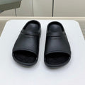 POOL CROCS IN BLACK RUBBER