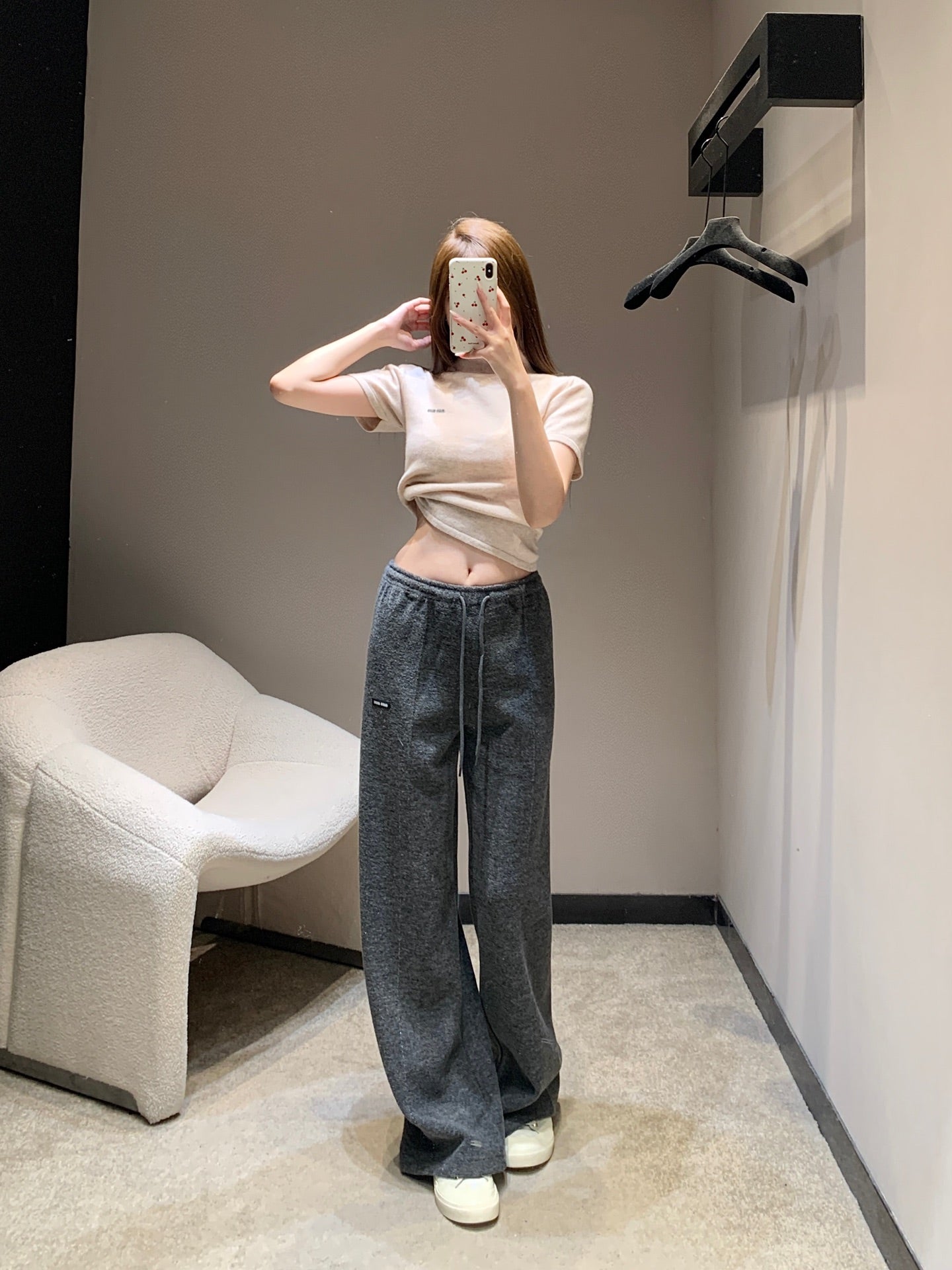 MIUMIU WIDE-LEG PANTS STYLE 657