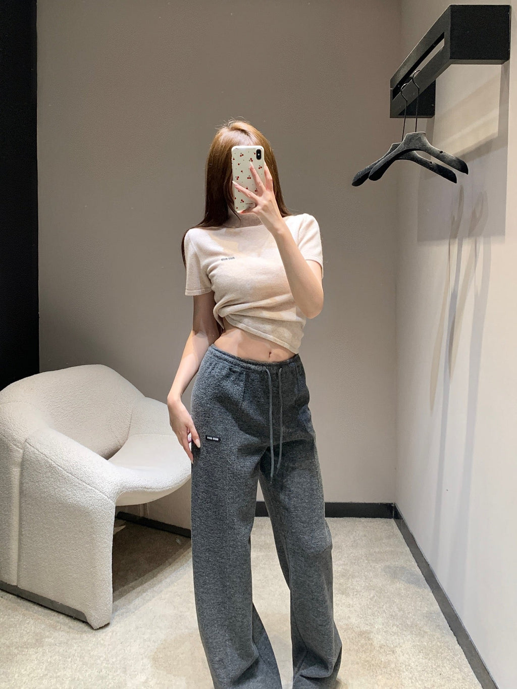 MIUMIU WIDE-LEG PANTS STYLE 657