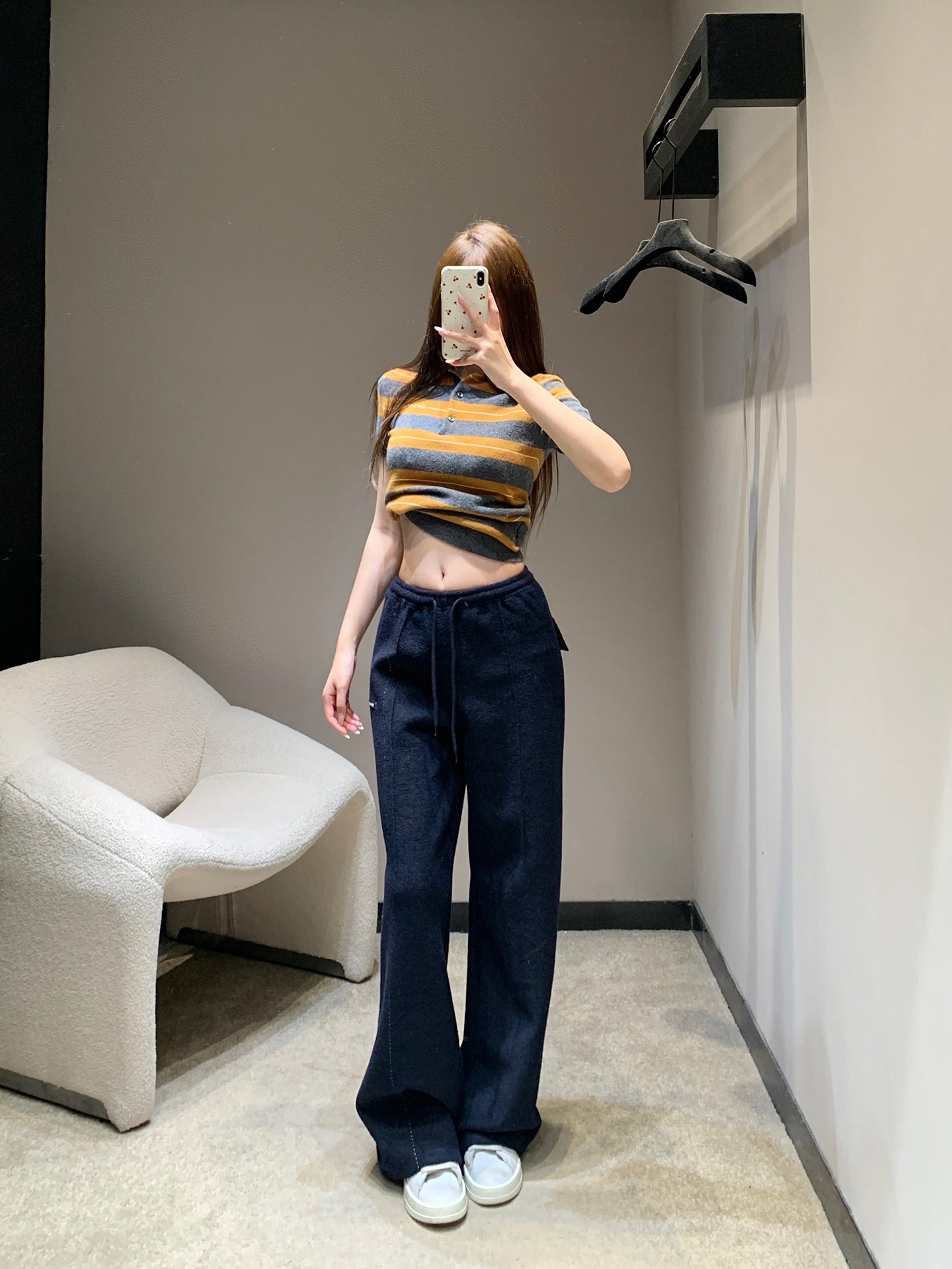 MIUMIU WIDE-LEG PANTS STYLE 656